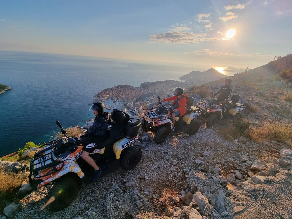 Spectacular photo spot Srdj, ATV quad tour in Dubrovnik